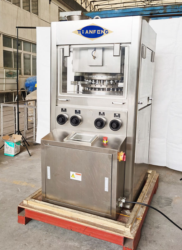 Automatische pharmazeutische Pillen-Tabletten-Kompressions-Maschinen-Rotationsart 5.5KW