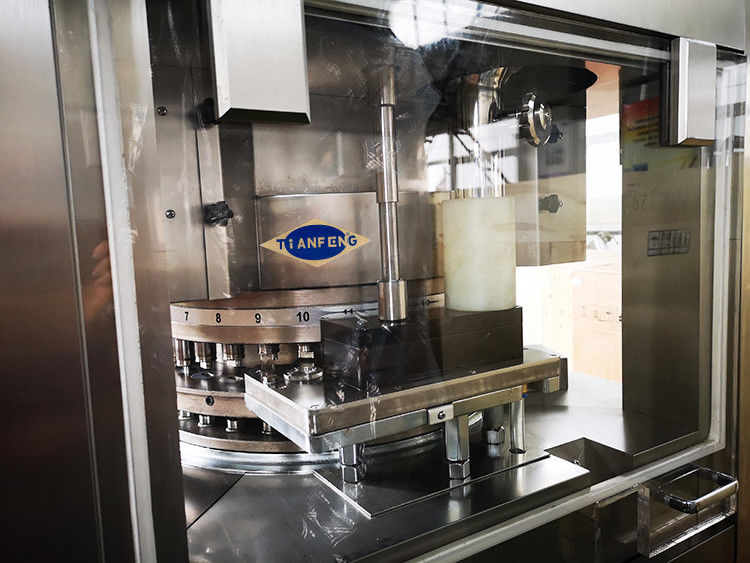 Automatische pharmazeutische Pillen-Tabletten-Kompressions-Maschinen-Rotationsart 5.5KW