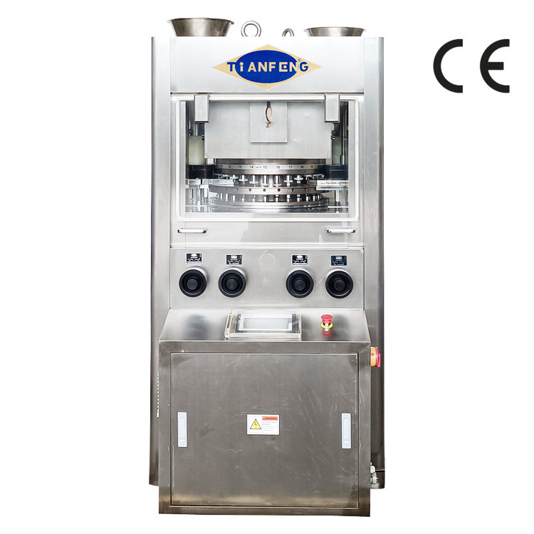 D, das automatische Drehpillen-Tablet-Presse-Maschine mit PLC-Touch Screen 7.5KW bearbeitet