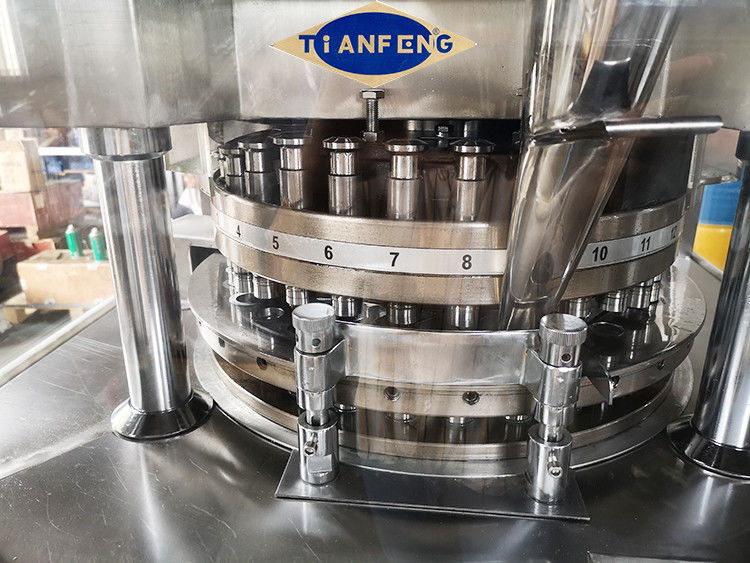 Automatisches Paracetamol 6 - 24mm Pillen-Tablet-Presse-Maschine PLC-Touch Screen 150000 PC/Stunde