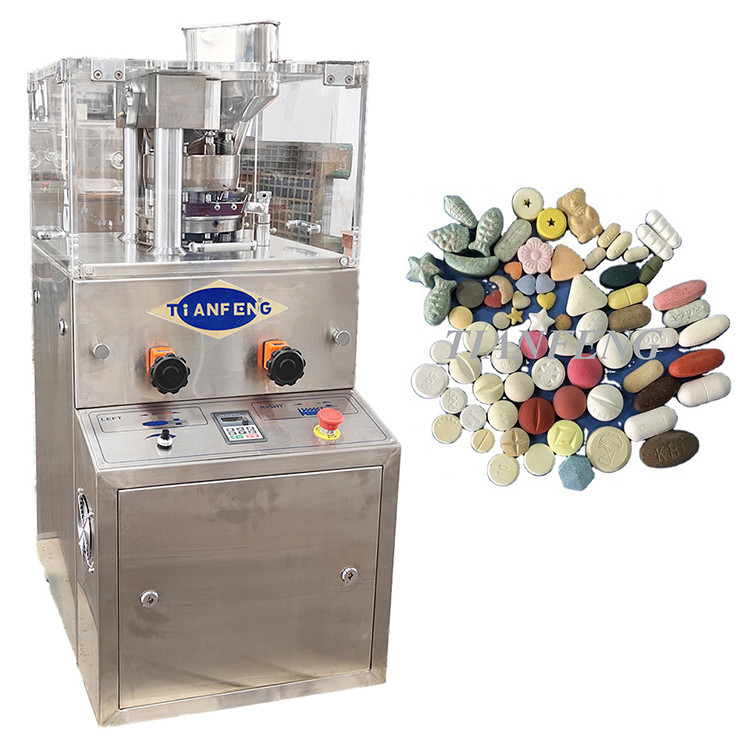 ZP5 ZP7 ZP9 Rotationstablettenkompressionsmaschine für die chemische Lebensmittelindustrie 60 kN Druck