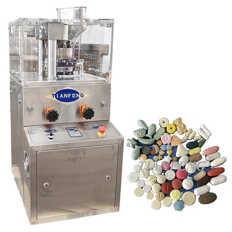 High Capacity Rotary Press Tablet-Maschine für verschiedene Anwendungen 36rpm ZP5 ZP7 ZP9