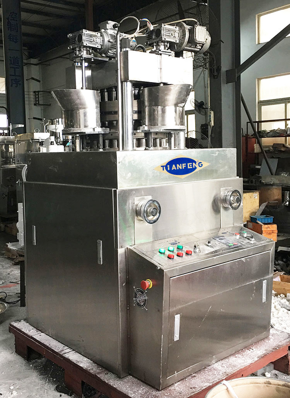 Max. Kapazität 15000 Stück/h für die Keramik-Tricible-Tablettenpresse für die hohe Produktionskapazität