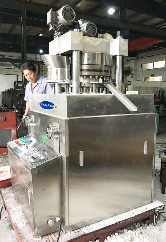 Shanghai Tianfeng Zpw25 Neues Studium Einzigartige Keramik Schmelzwürfel Würfel Pressmaschine Unterstandard Pille Presser