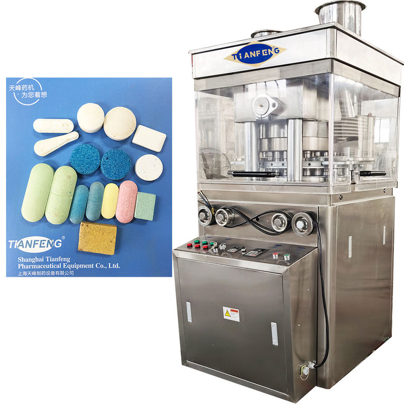 Max. Dicke 15 mm Große Würfel Tablettenpresse für Edelstahltabletten ZP-23 und ZP-27