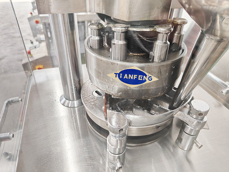 Tablettenherstellung Pharmazeutische Tablettenpresse mit Maximaldruck 60KN und Stromquelle 380V/220V Optional