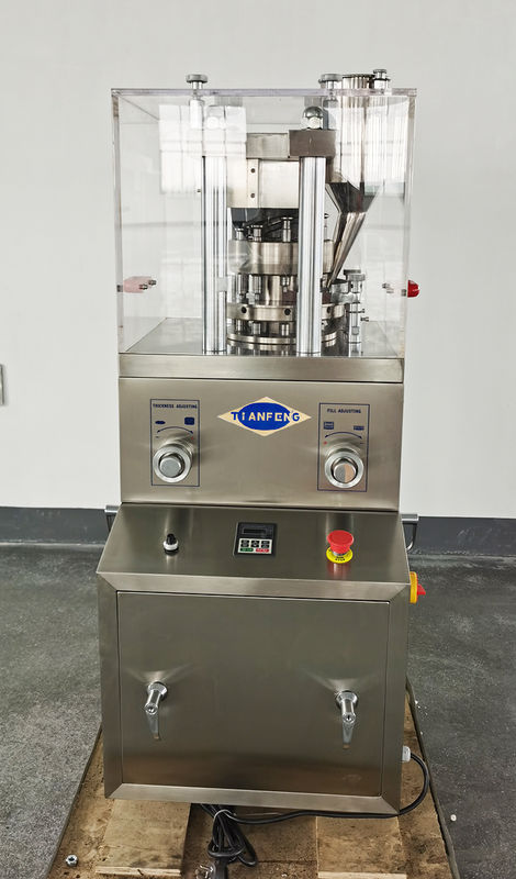 Anpassbare Tablettenpressmaschine mit 9 Matrizen und maximaler Produktionskapazität von 12600 480×635×1100 mm