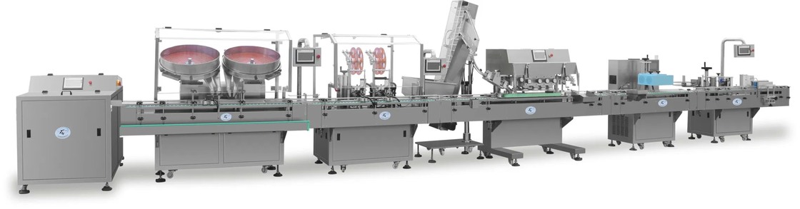 Hochgeschwindigkeits 380V automatische Flaschenfüllproduktionslinie mit 1-Jahresgarantie und 1000 PCS/Jahr Kapazität