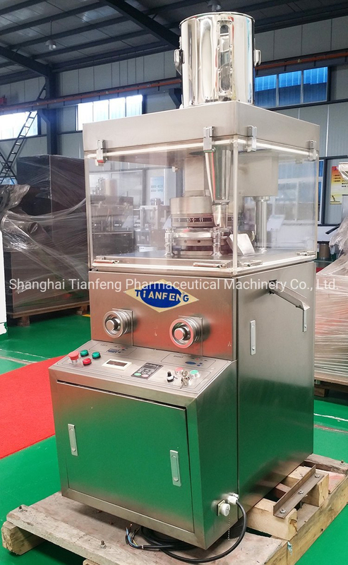 ZPW17D Rotary Tablet Press Machine for Big Tablet Pill Making with 380V Voltage and 17 Dies