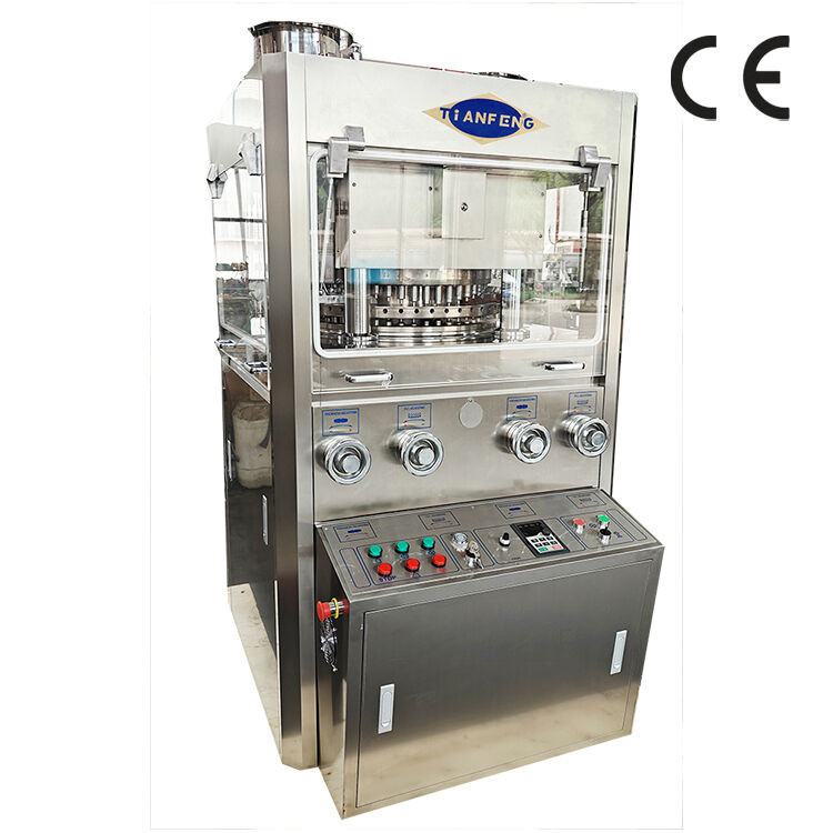 Rotationelle Tablettenpressmaschine ZP41F mit Maximaldruck von 100KN, 243.000 Tabletten pro Stunde, Edelstahlkonstruktion