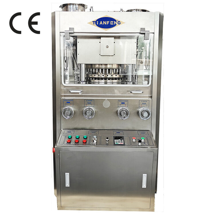 Rotationelle Tablettenpressmaschine ZP45A mit maximalem Druck von 100 kN, 243.000 Tabletten pro Stunde und 7,5 kW Leistung