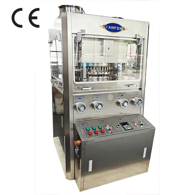 ZP45A Pharmazeutische Tablettenkompressionsmaschine mit 100 kN Höchstdruck, 243.000 Tabletten pro Stunde und Edelstahlkonstruktion