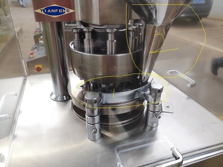High Speed ZP5/7/9 kleine rotierende Tablettenpressmaschine mit 20 mm Max-Dias