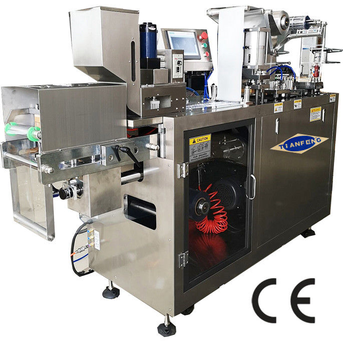 Tablets bedecken Anschlag-Streifen-Verpackungsmaschine der Verpackmaschine-120mm mit Blasen