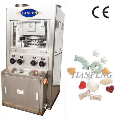 D, das automatische Drehpillen-Tablet-Presse-Maschine mit PLC-Touch Screen 7.5KW bearbeitet