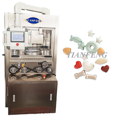 100kN HSZP Tablet Press mit automatischem Schmiersystem und organischem Glas Turret Schild