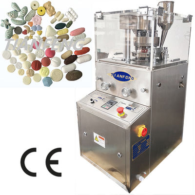 Tablettendicke 2-6 mm Tablettenpressmaschine 12600 Stück Kapazität Maximalfülltiefe 15 mm