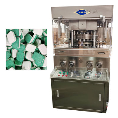 Pillen-Tablet-Presse-Maschine pulver des Salz-schäumende Würfels ZPW19 7.5KW 130KN Reinigungs